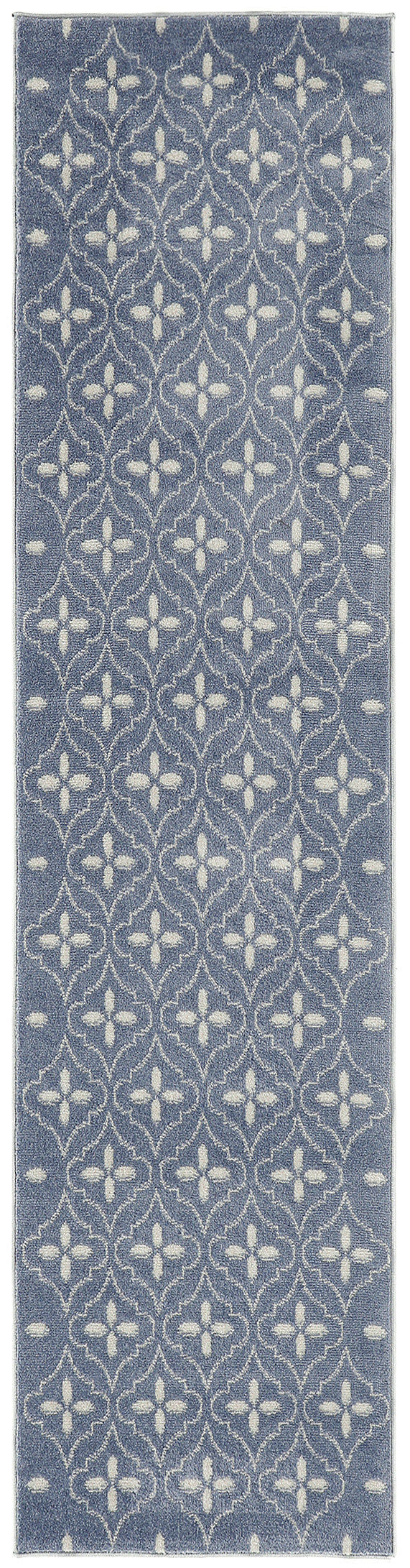 Nourison Essentials NRE04 Blue Ivory Rug - Runner