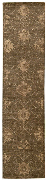 Silken Allure SLK08 Chocolate Rug - Runner