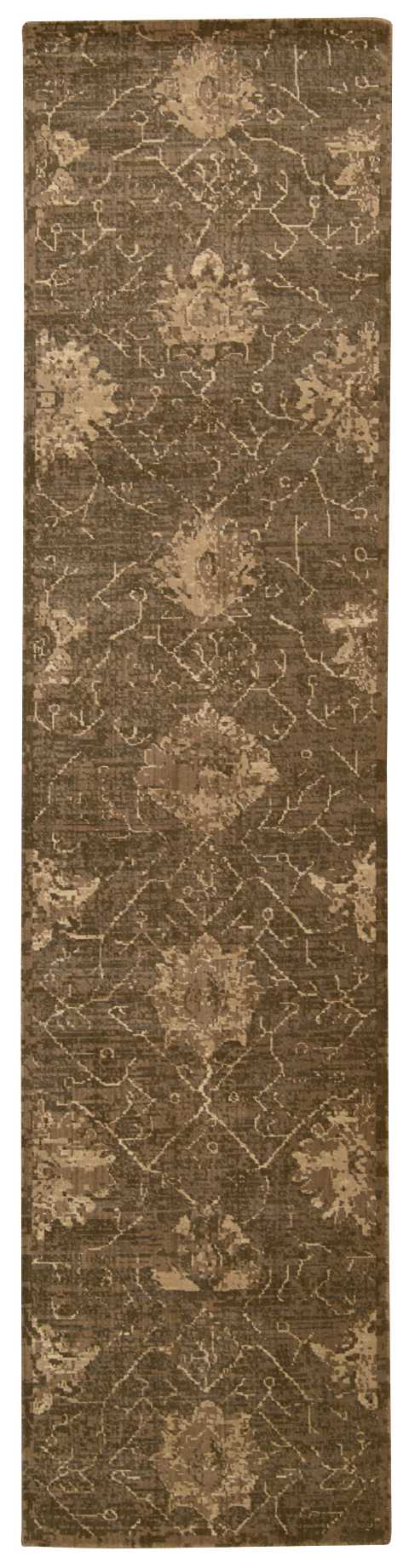 Silken Allure SLK08 Chocolate Rug - Runner
