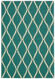 Portico POR02 Aqua Rug - Rectangle