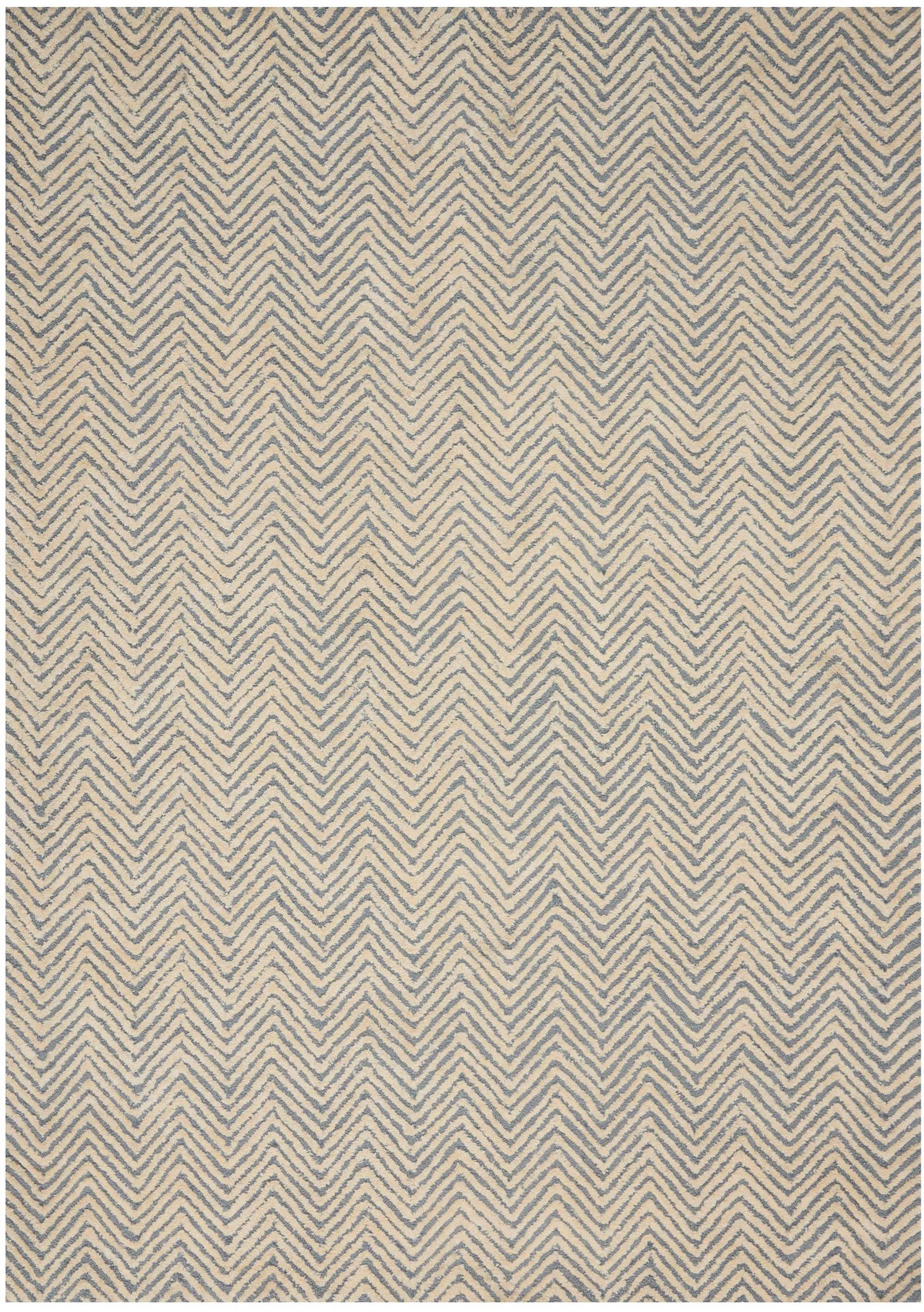 Deco Mod DEC03 Light Blue Ivory Rug - Rectangle