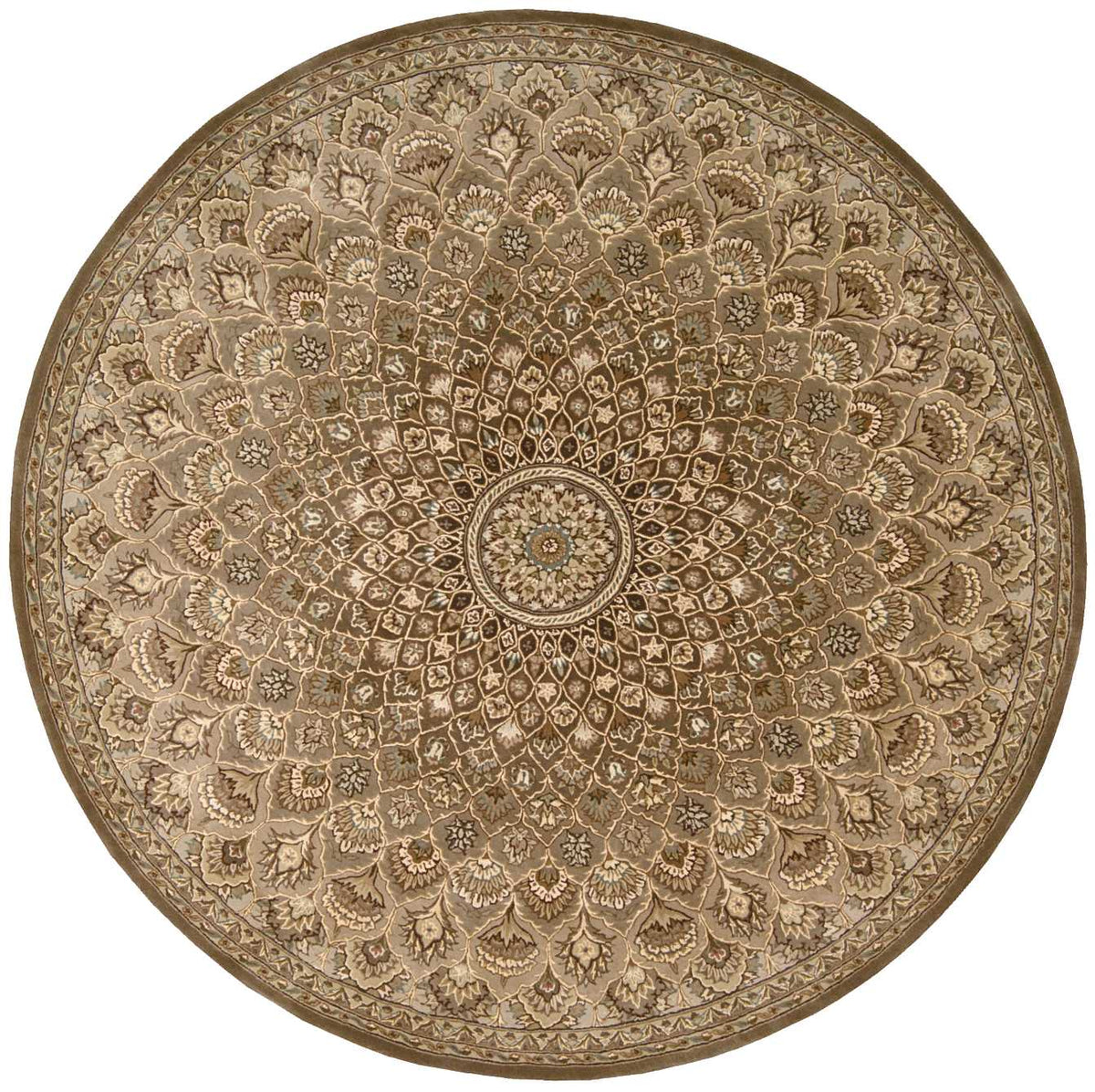 Nourison 2000 2262 Multicolor Rug - Round