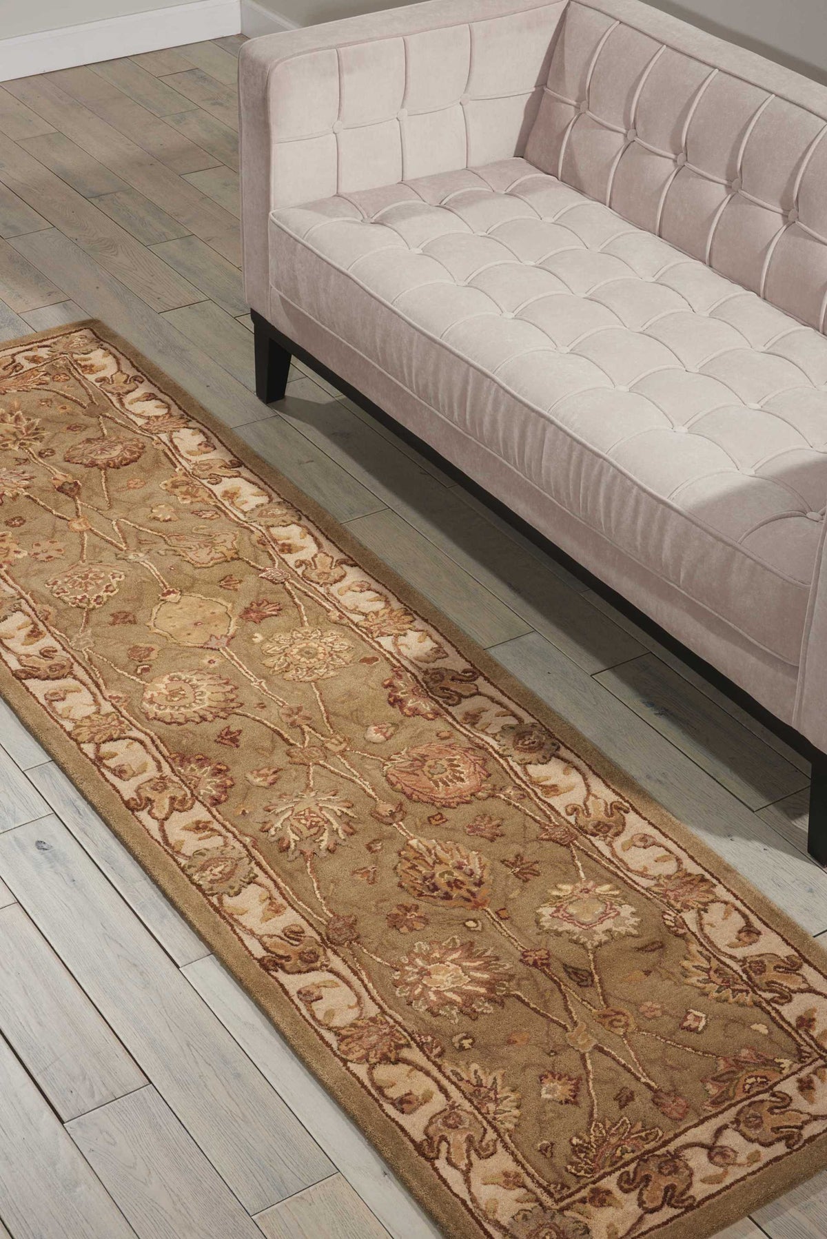 Nourison 3000 3105 Light Green Rug - room scene