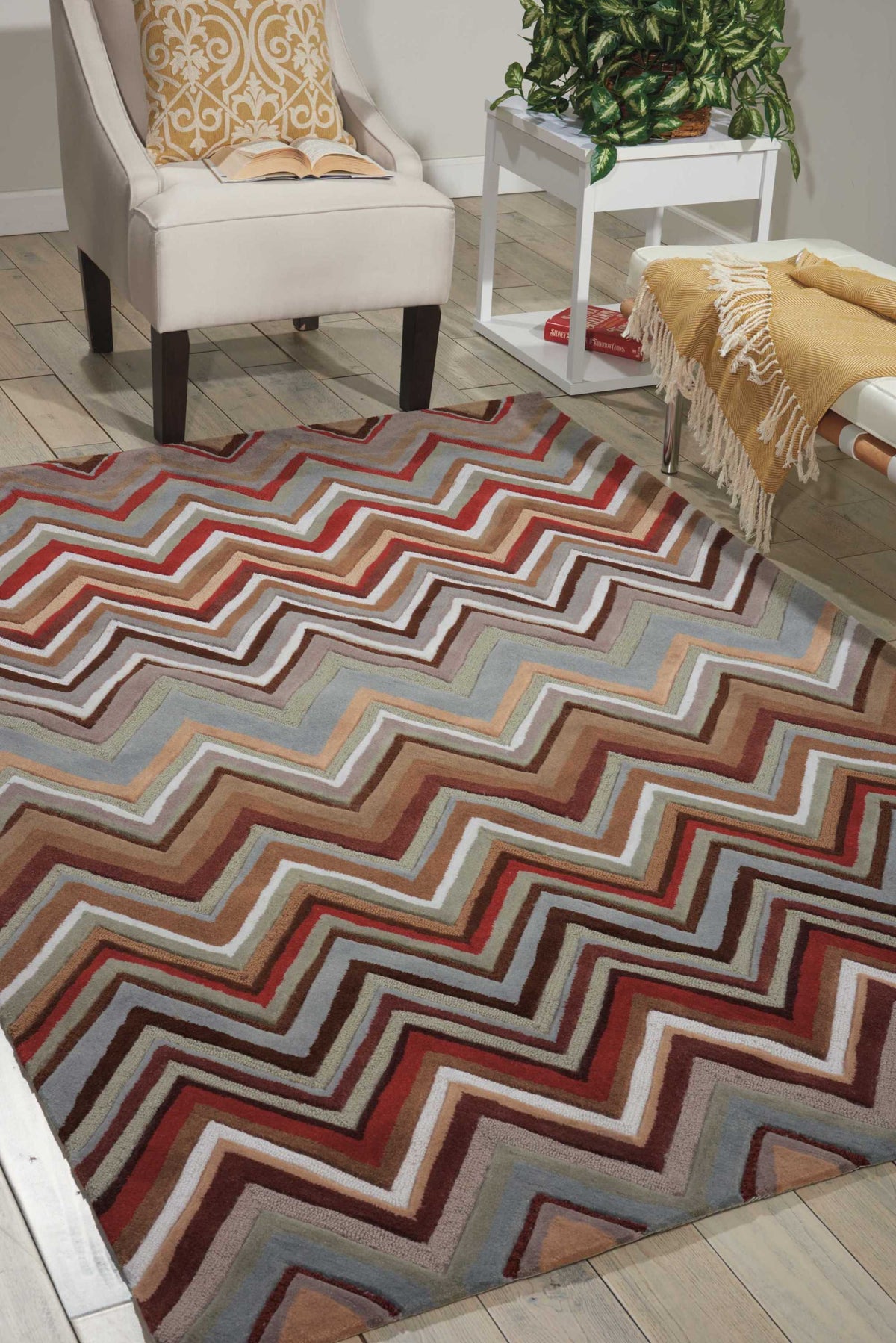 Contour CON23 Multicolor Rug - room scene