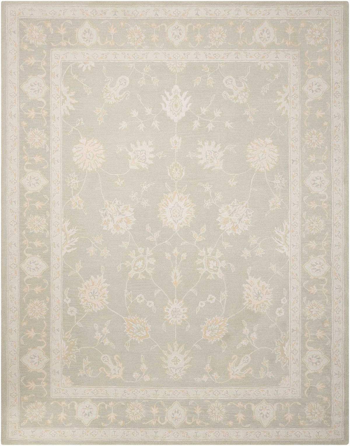Zephyr ZEP02 Silver Rug - Rectangle