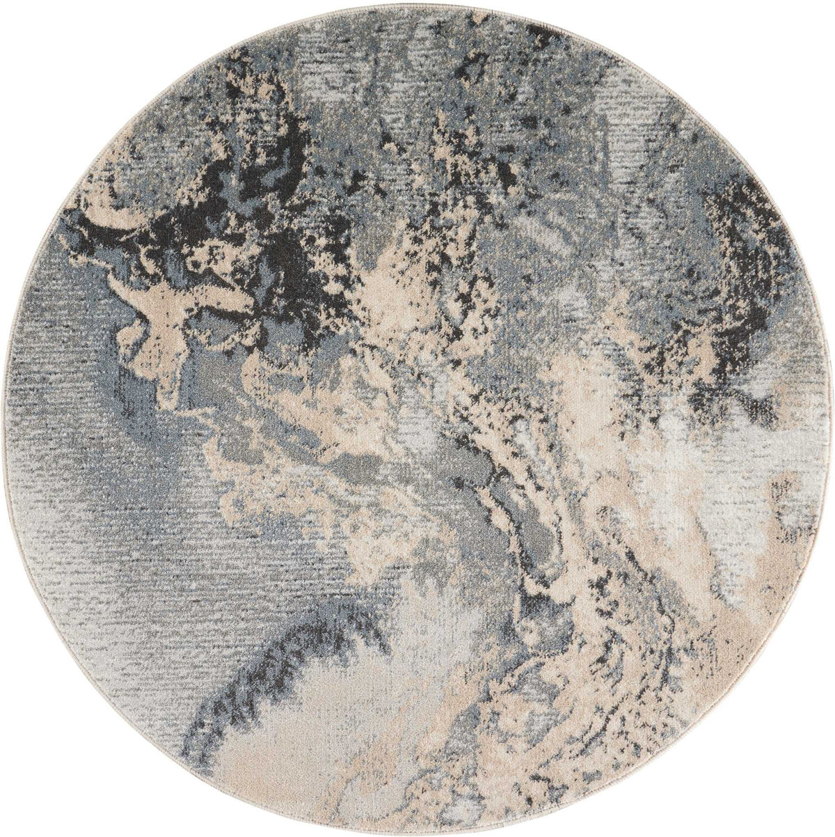 Maxell MAE08 Grey Rug - Round