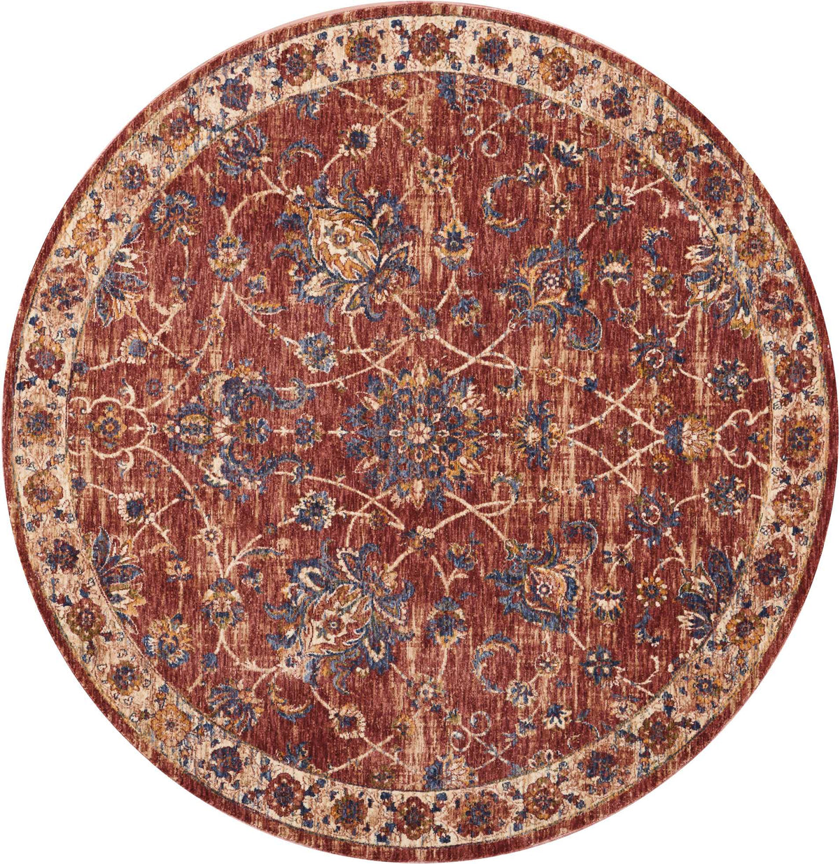 Lagos LAG02 Brick Rug - Round