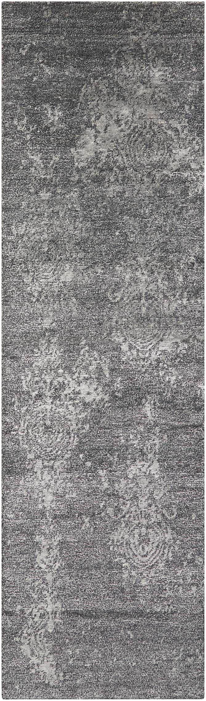 Silk Shadows SHA14 Graphite Rug - Runner