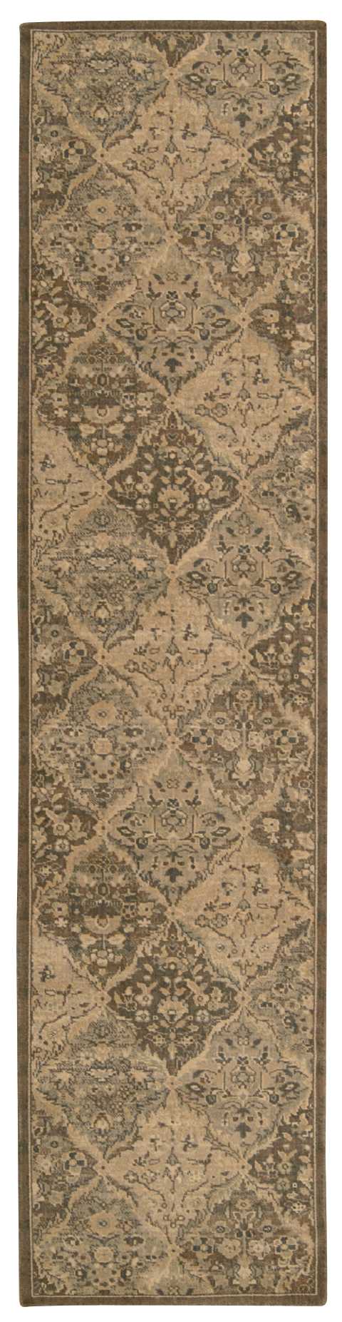 Silken Allure SLK09 Multicolor Rug - room scene