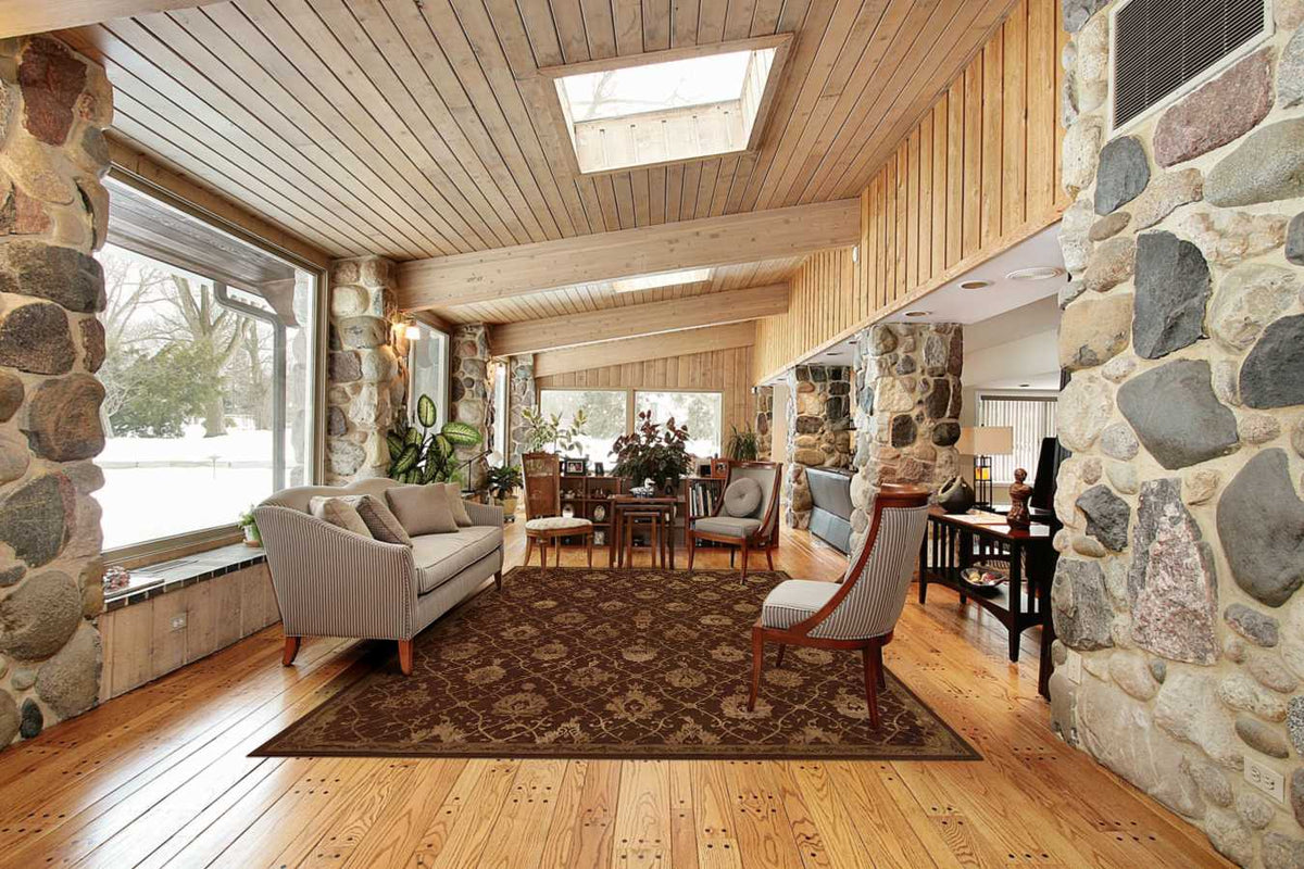 Regal REG05 Chocolate Rug - room scene