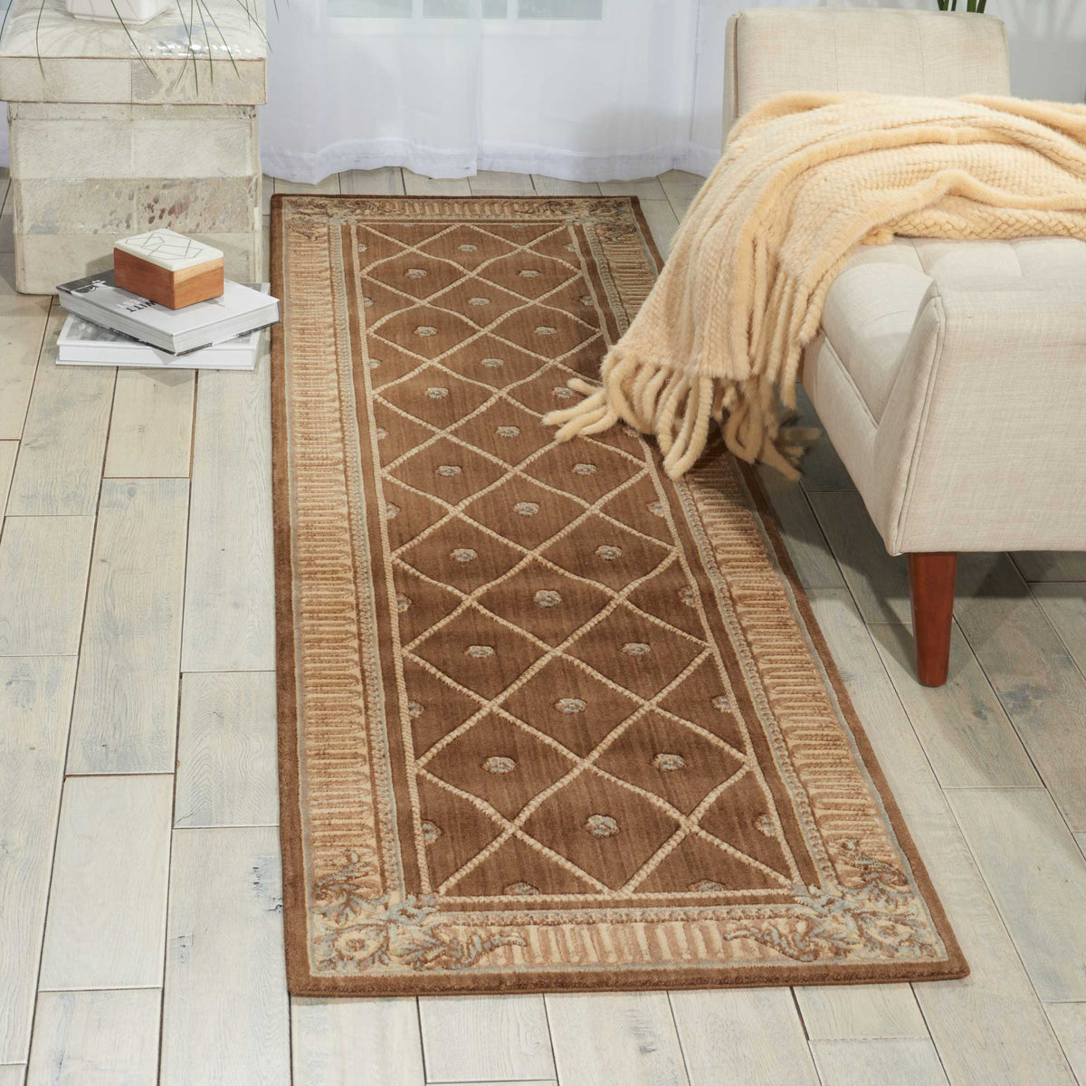 Ashton House AS03 Mink Rug - room scene