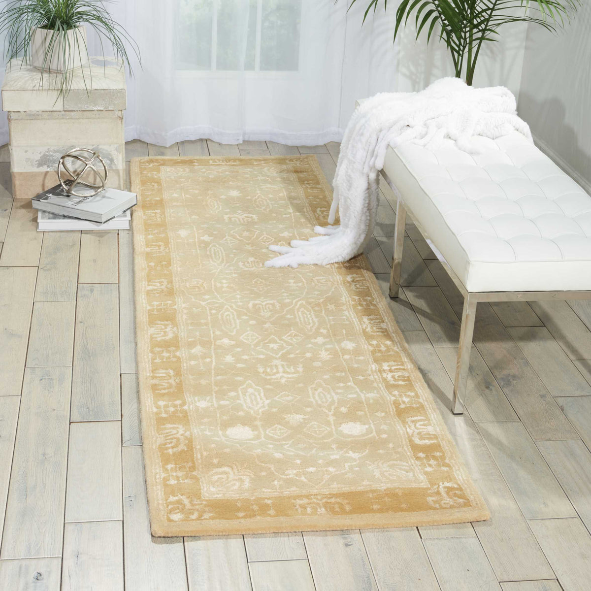 Symphony SYM09 Gold Oak Rug - room scene