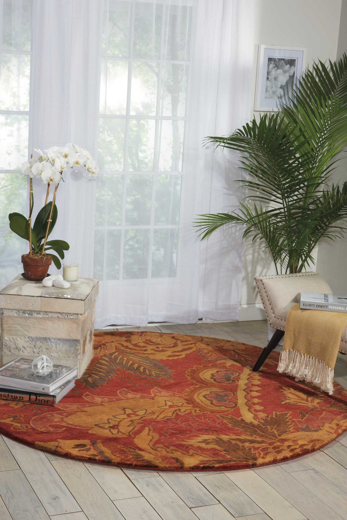 Jaipur JA43 Flame Rug - room scene