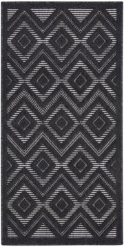 Versatile NRV01 Charcoal Black Rug - Rectangle