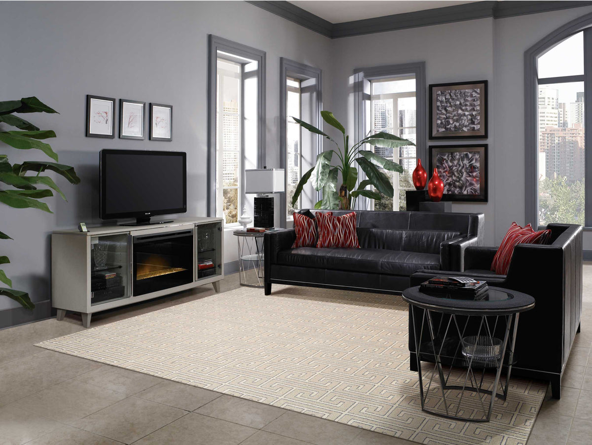 Glistening Nights MA507 Beige Rug - room scene
