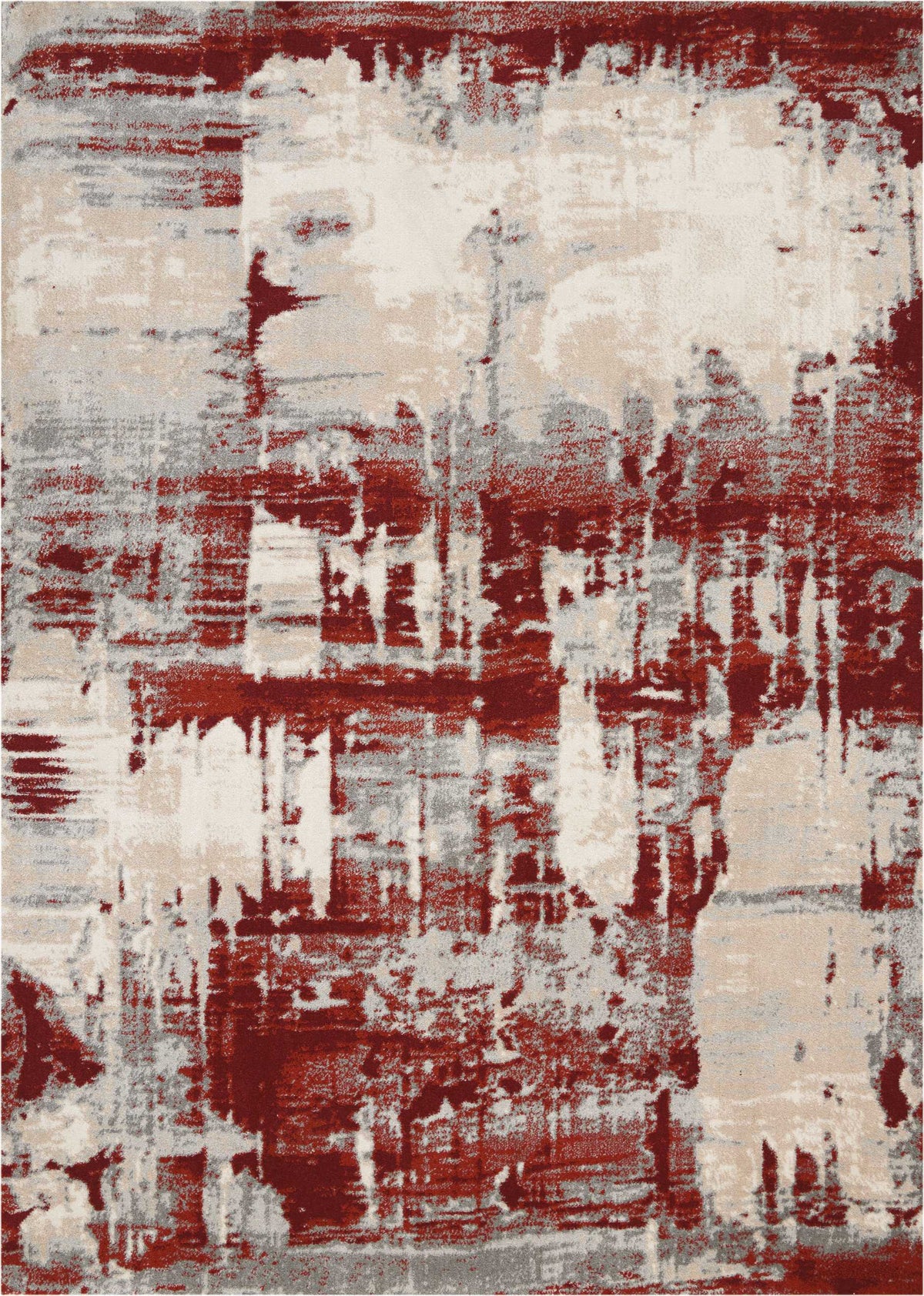 Maxell MAE14 Ivory Red Rug - Rectangle