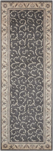 Somerset ST02A Charcoal Rug - Runner
