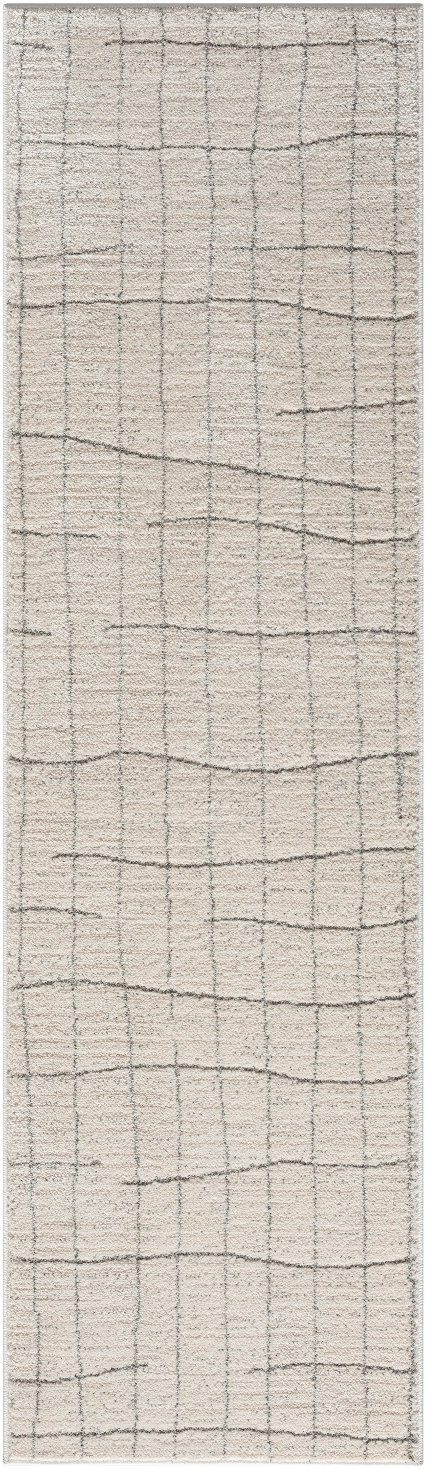 Andes AND04 Ivory Grey Rug - Runner