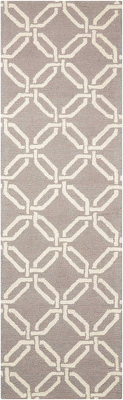 Linear LIN08 Silver Rug - Runner