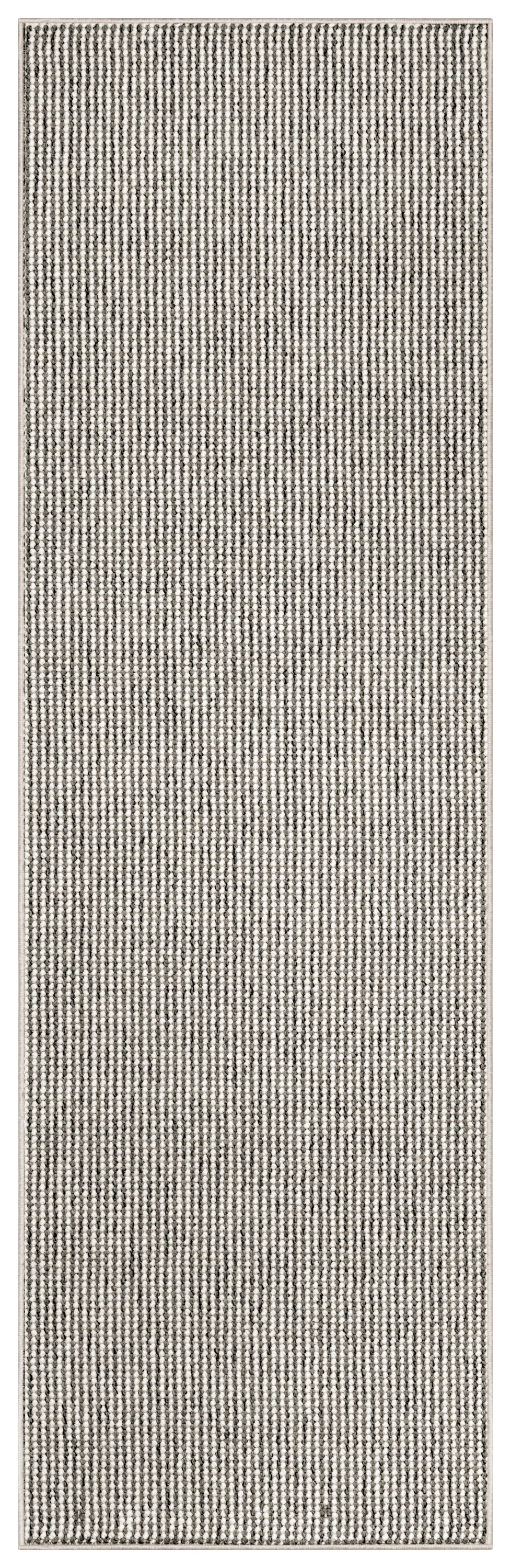Natural Texture NTX01 Ivory Grey Rug - Runner