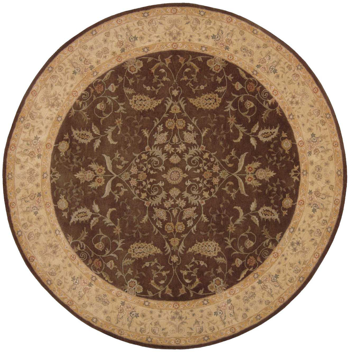 Heritage Hall HE05 Brown Rug - Round