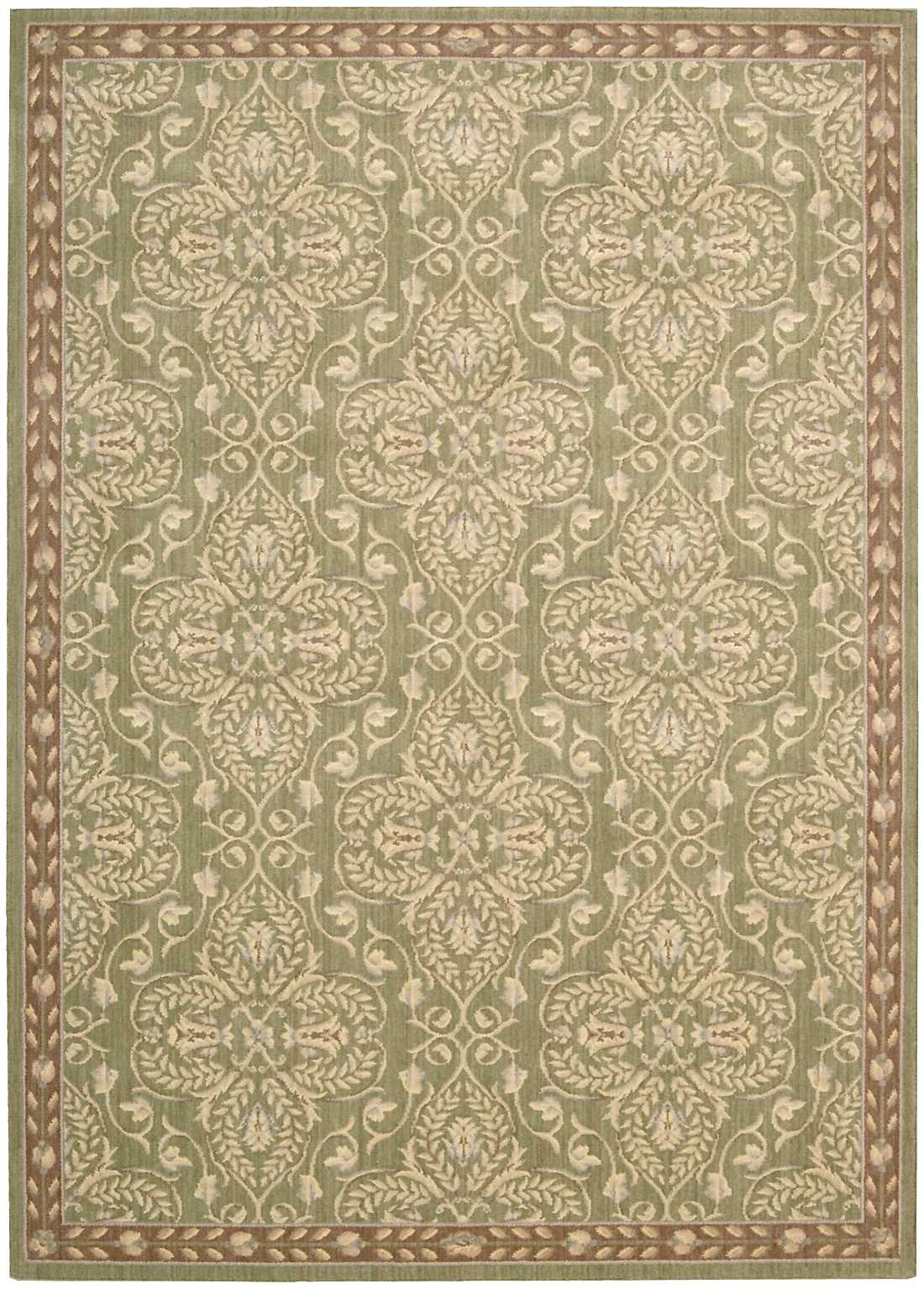 Riviera RI01 Green Rug - Rectangle