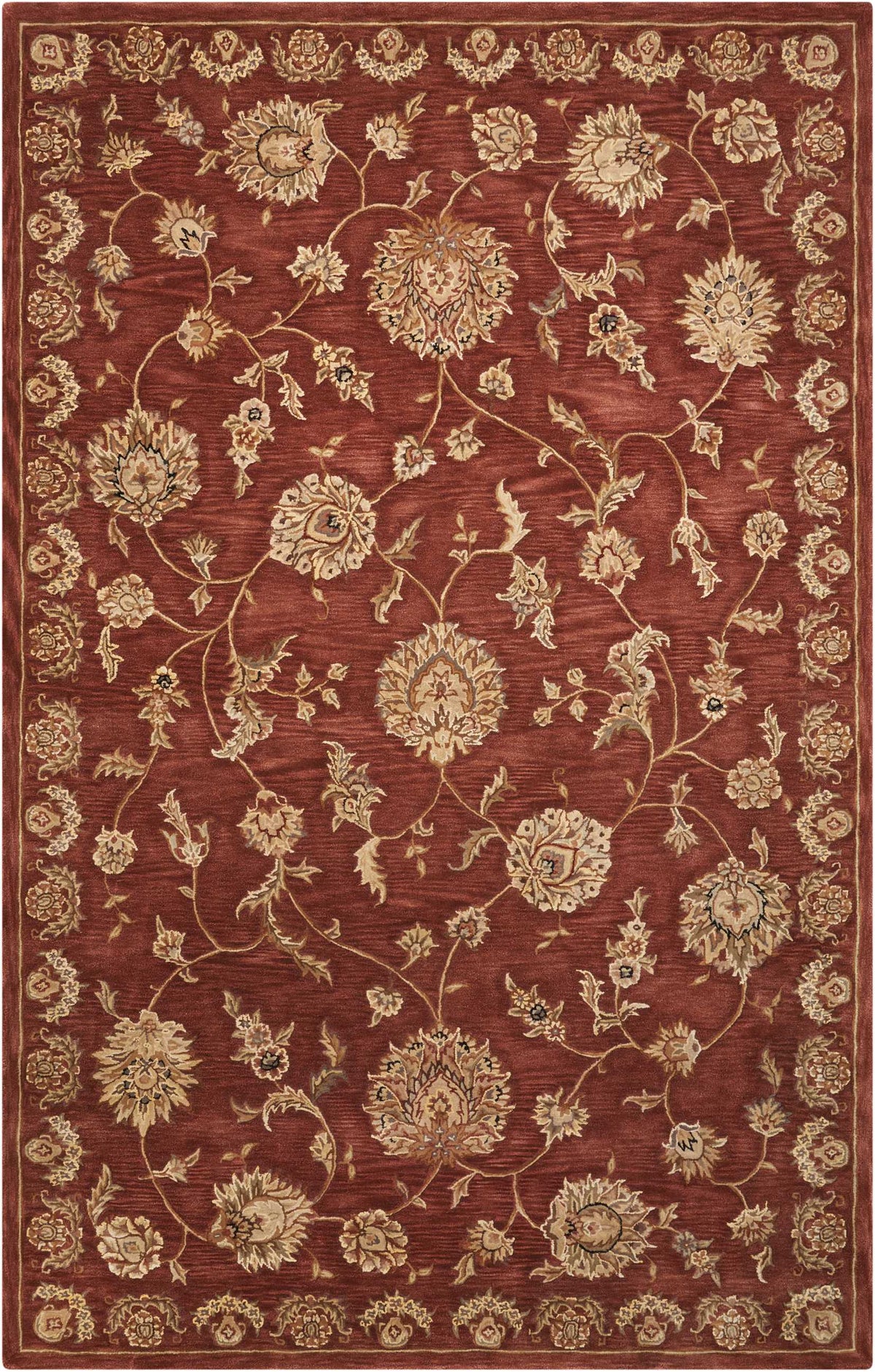 Nourison 2000 2421 Rust Rug - Rectangle