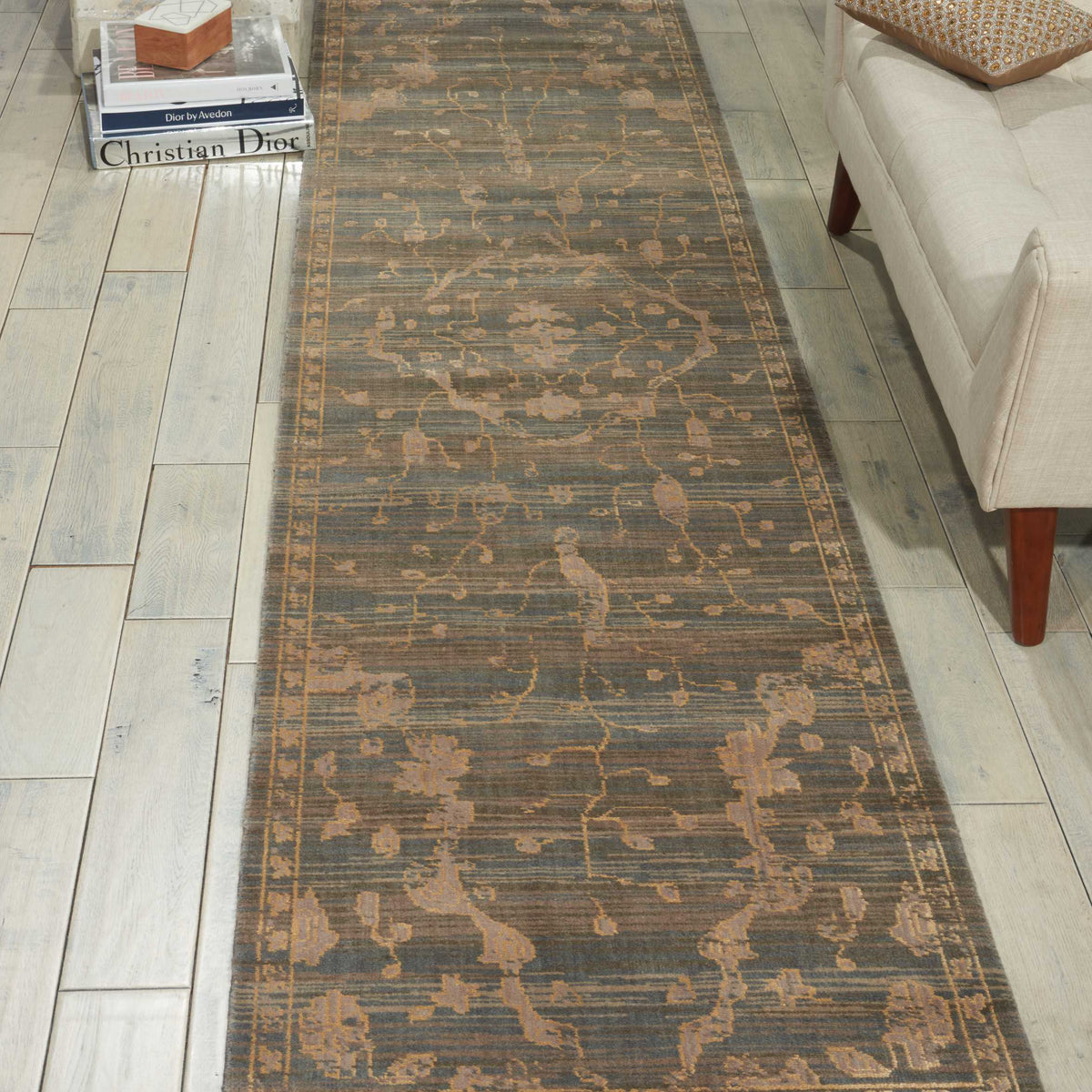 Silk Elements SKE30 Azure Rug - room scene