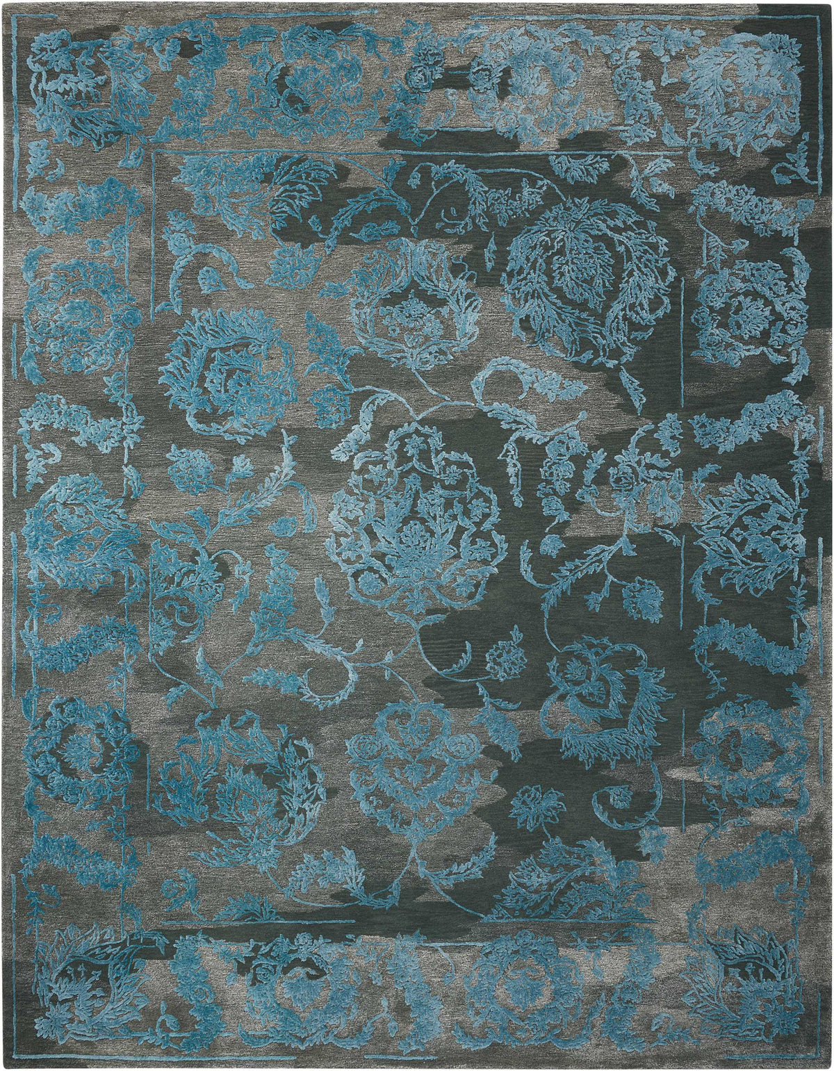 Opaline OPA12 Charcoal Blue Rug - Rectangle