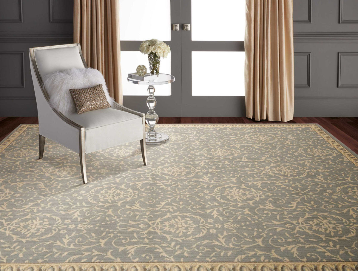 Riviera RI02 Blue Rug - room scene