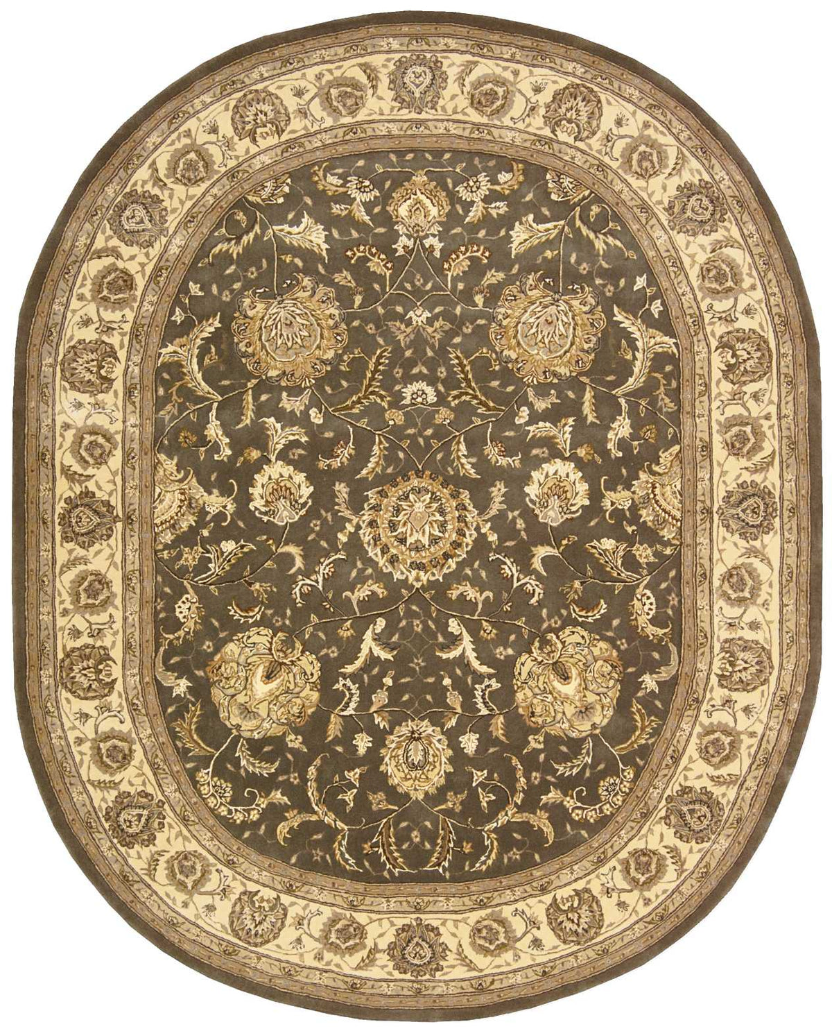 Nourison 2000 2206 Slate Rug - Oval