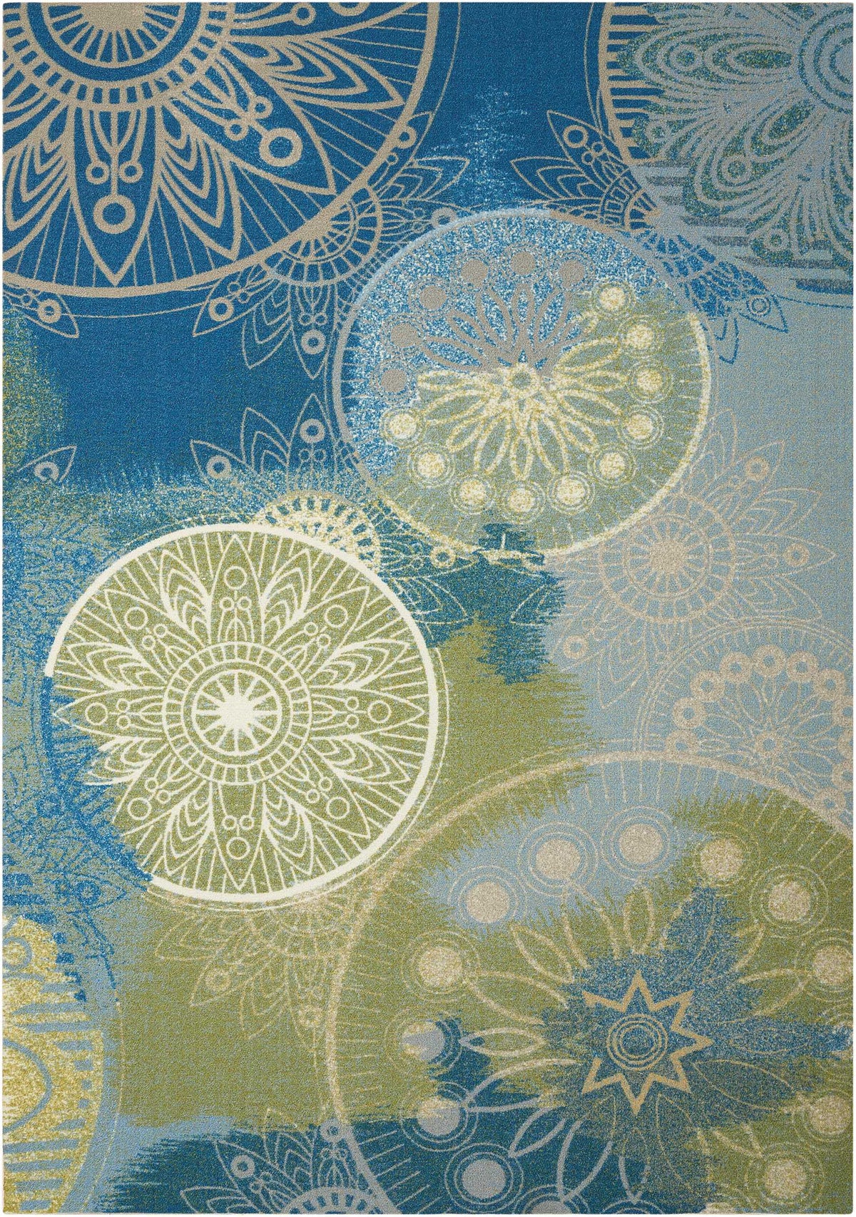 Home & Garden RS092 Blue Rug - Rectangle