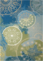 Home & Garden RS092 Blue Rug - Rectangle