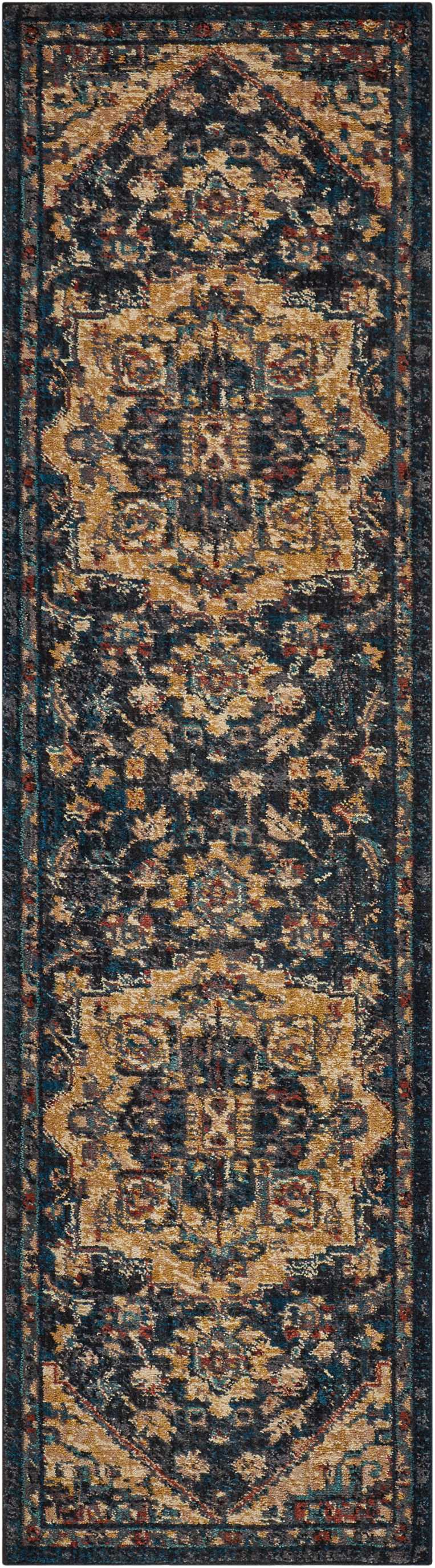 Nourison 2020 NR206 Midnight Rug - Runner