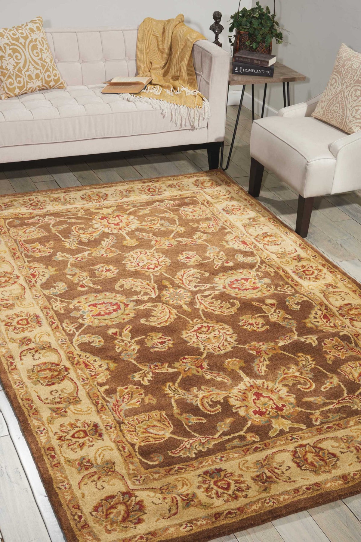 Jaipur JA23 Brown Rug - room scene