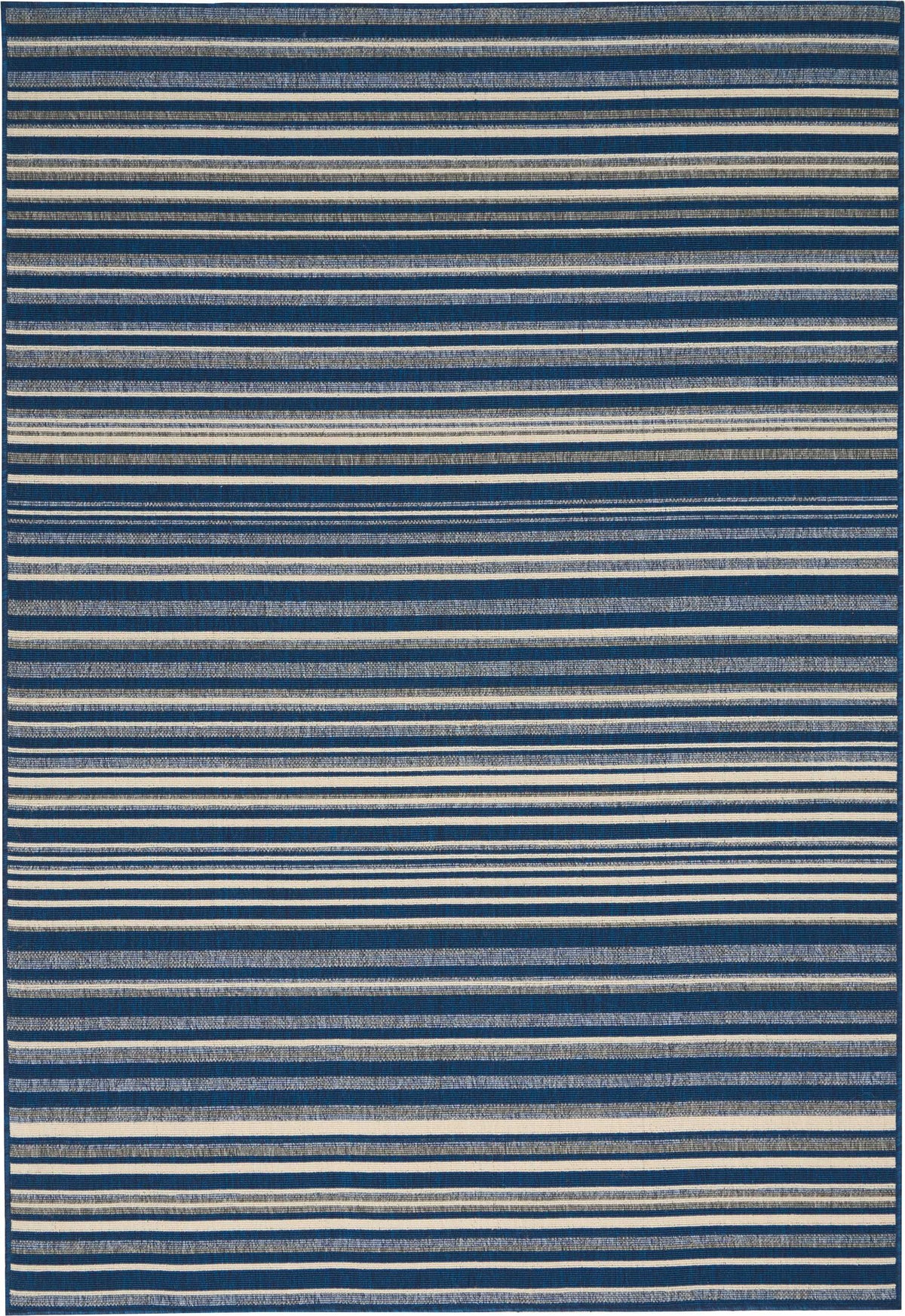 Lido LID01 Navy Cream Rug - Rectangle