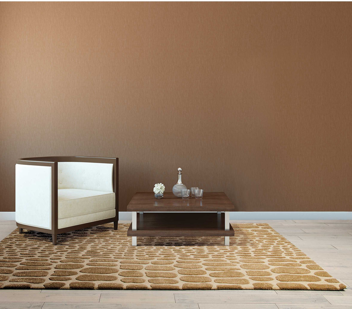 Zambiana MA403 Beige Rug - room scene