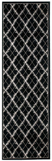 Tranquility TNQ01 Black Rug - Runner