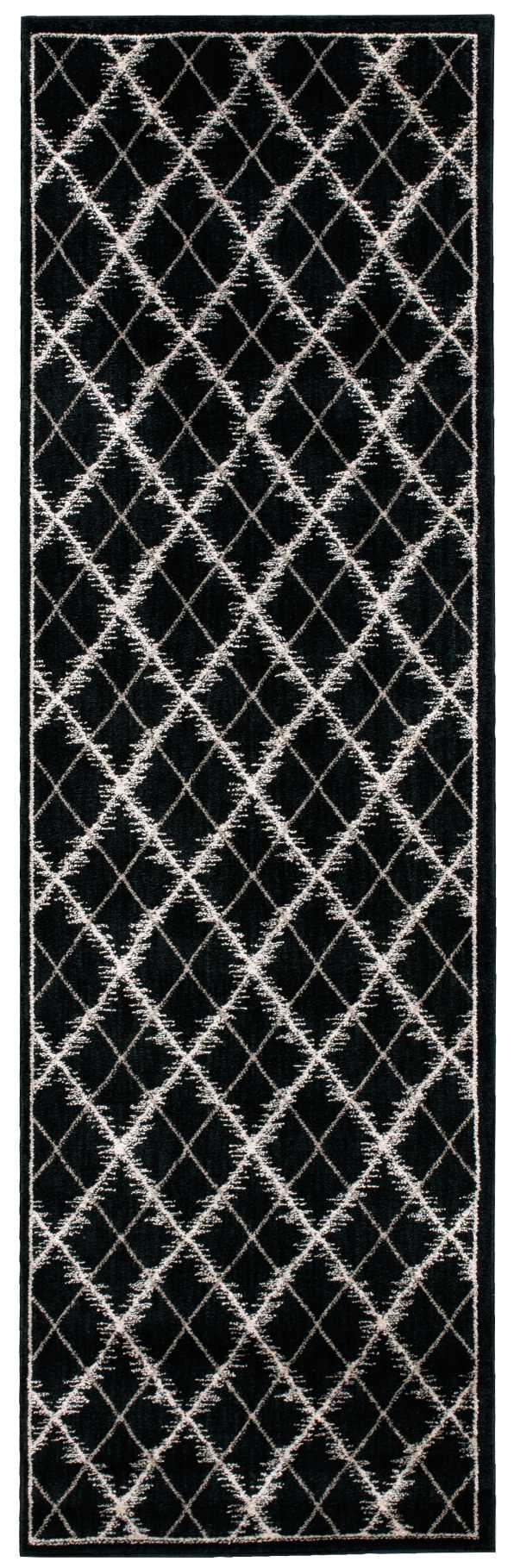 Tranquility TNQ01 Black Rug - Runner