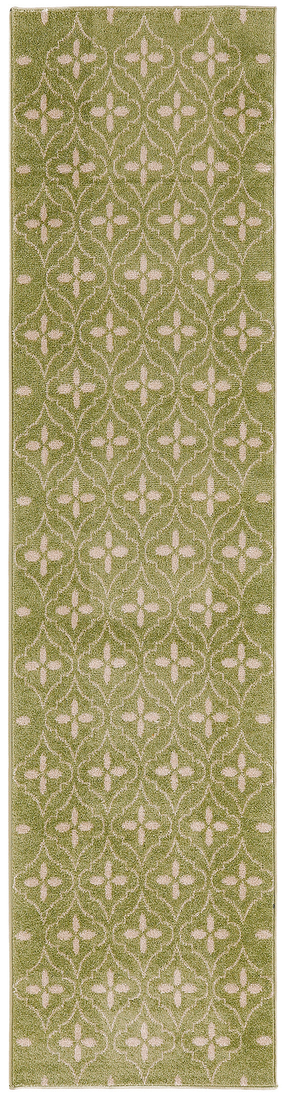 Nourison Essentials NRE04 Green Ivory Rug - Runner