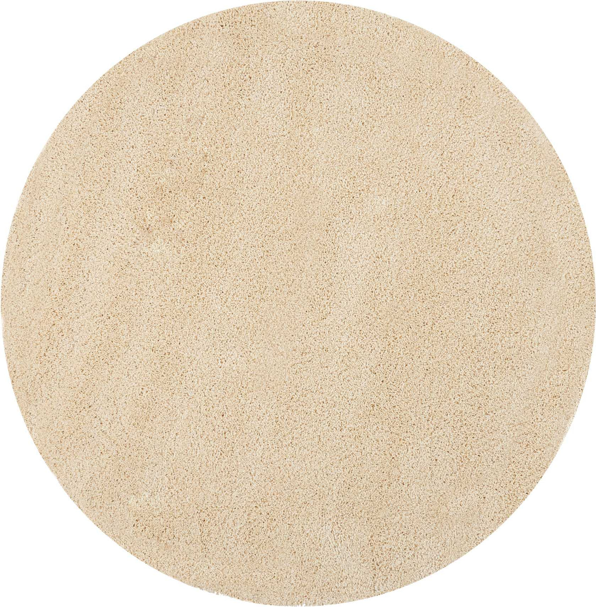 Malibu Shag MSG01 Cream Rug - Round