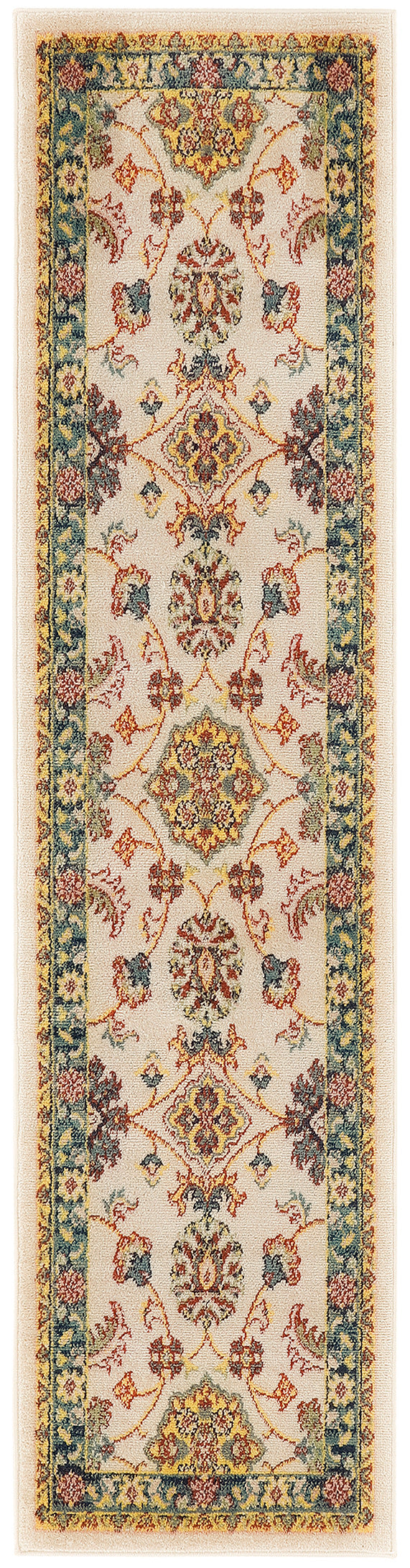 Nourison Essentials NRE05 Ivory Gold Rug - Runner