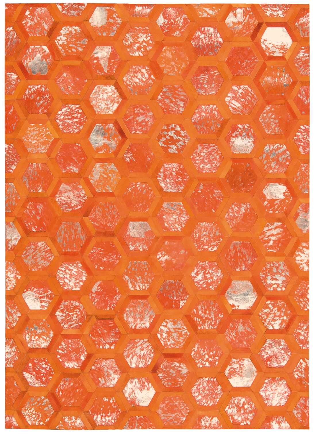 City Chic MA100 Tangerine Rug - room scene