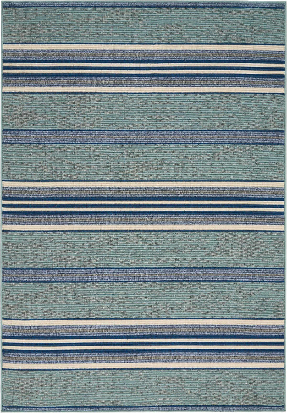 Lido LID02 Aqua Blue Rug - Rectangle