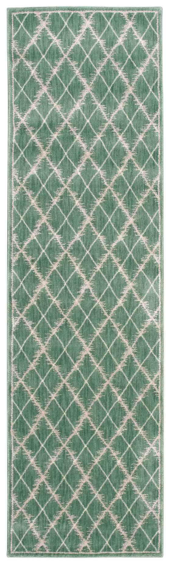 Tranquility TNQ01 Light Green Rug - Runner