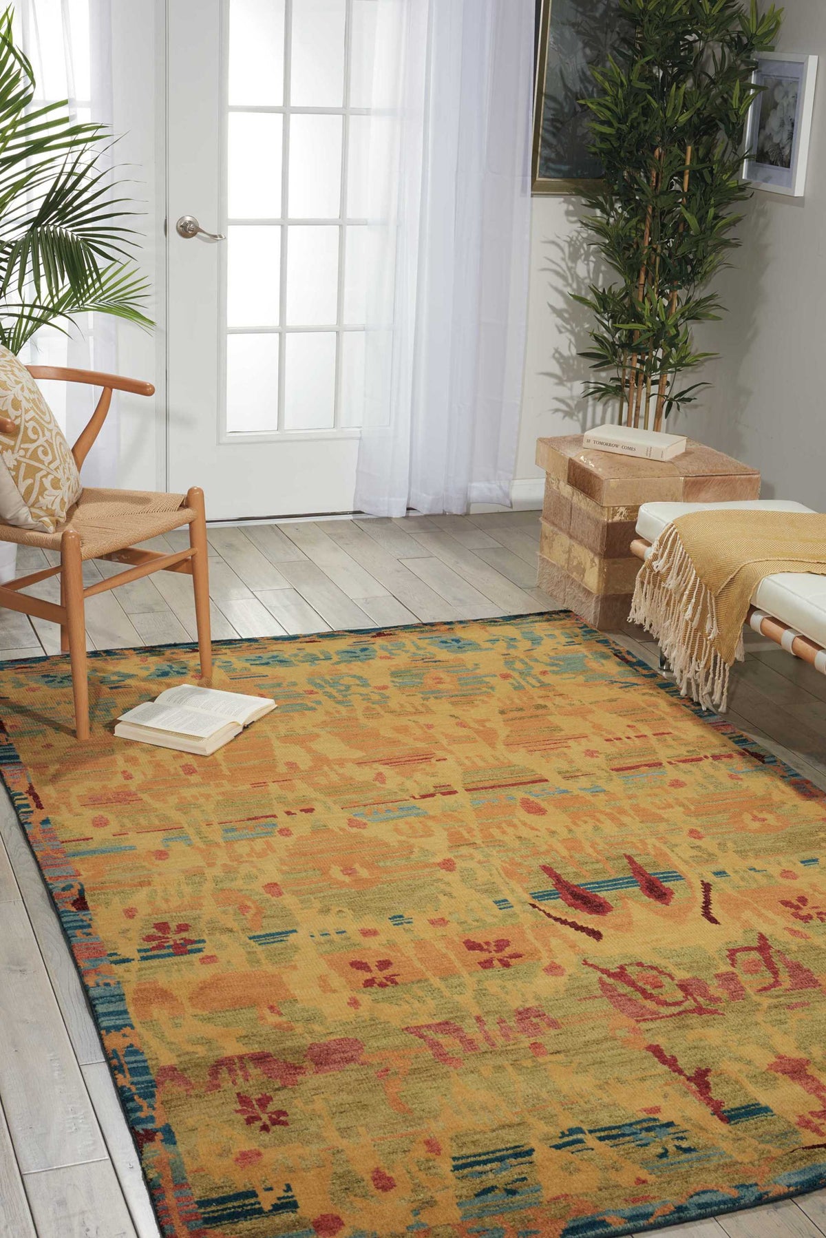 Dune DUN02 Gabbeh Rug - room scene