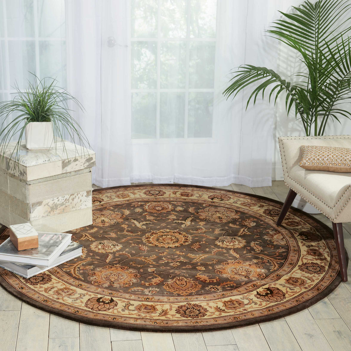 Nourison 2000 2206 Slate Rug - room scene
