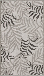 Garden Oasis GOA01 Grey Rug - Rectangle