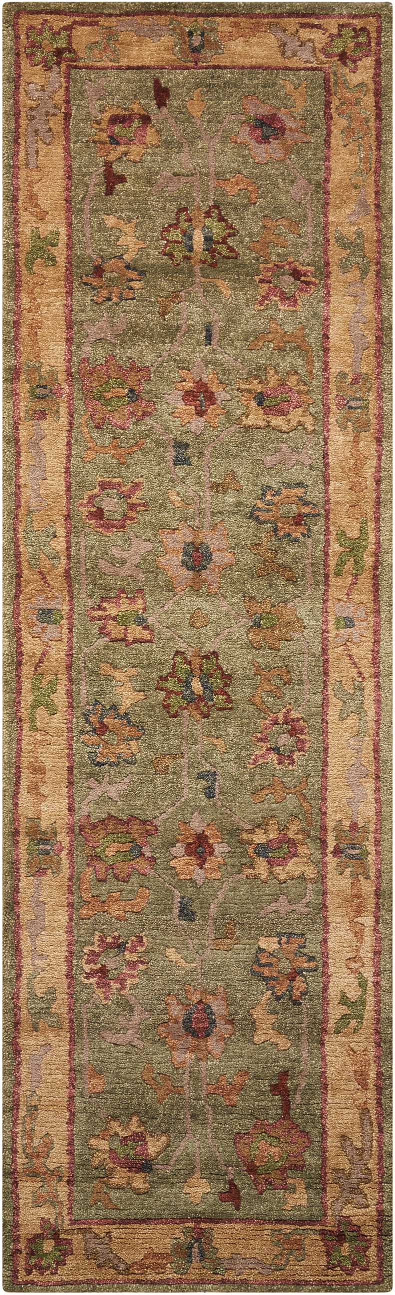 Tahoe TA03 Green Rug - Runner