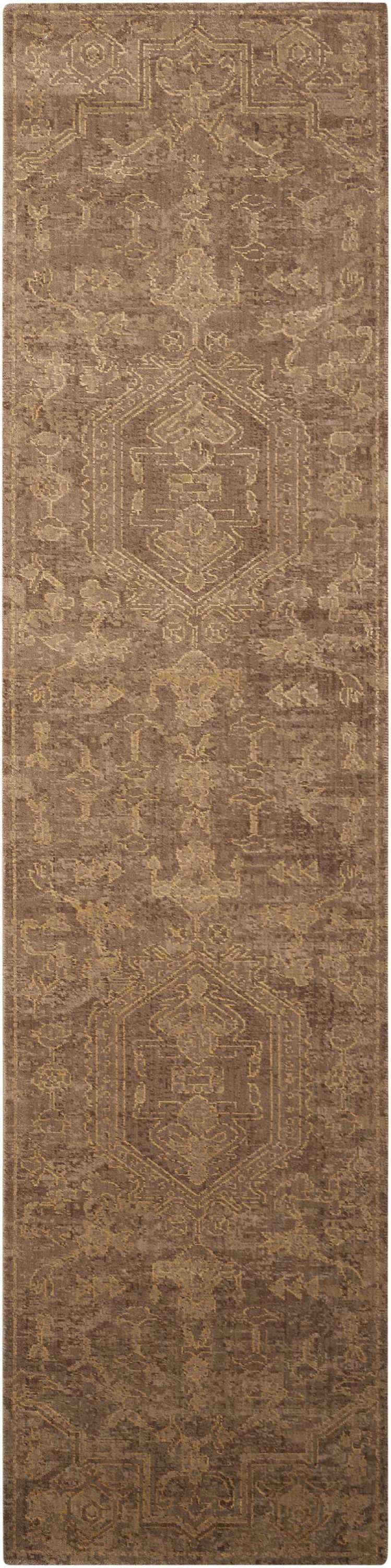Silken Allure SLK15 Taupe Rug - Runner